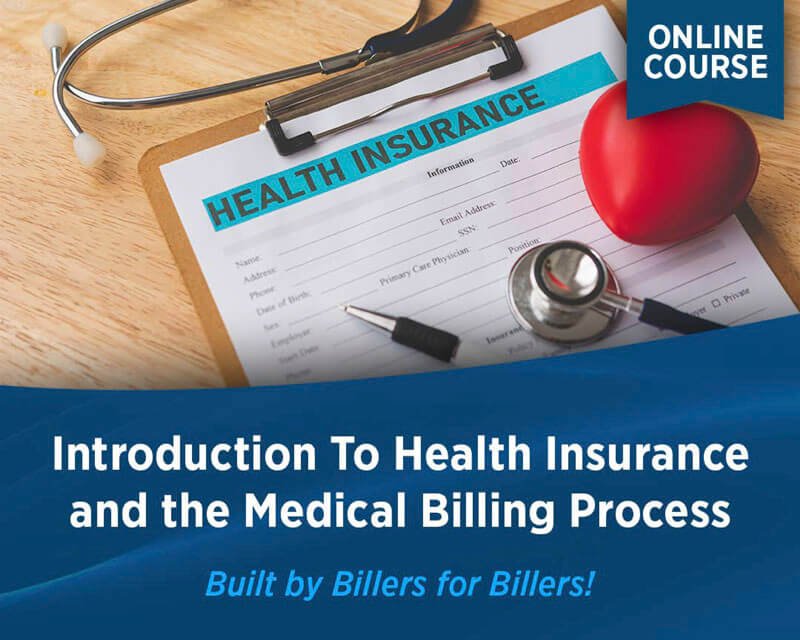 intro to health insurance and medical billing process course cover