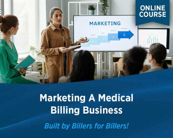 marketing a medical billing biusiness course cover